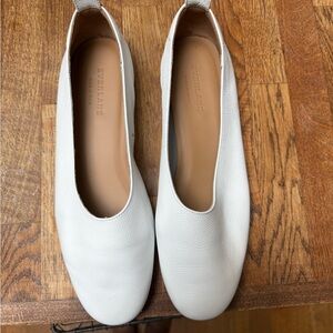 Everlane Women's White Dayglove Leather Shoes
